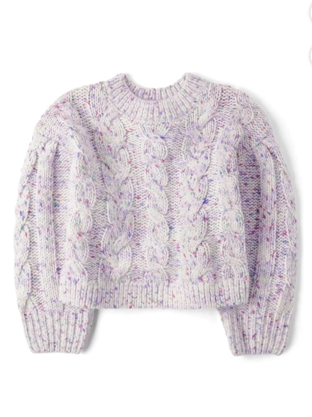 The Children’s Place Girls Fading Rose Crewneck Sweater Size Large (10-12) NWT